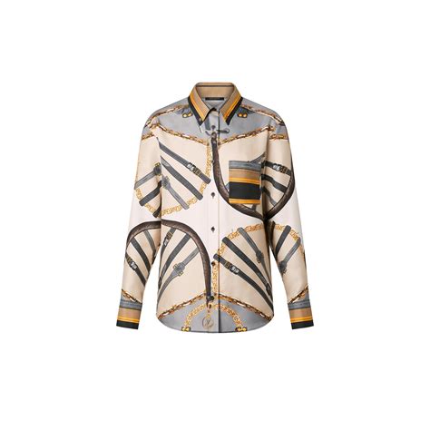 louis vuitton silk shirt womens|colorful louis vuitton women shirt.